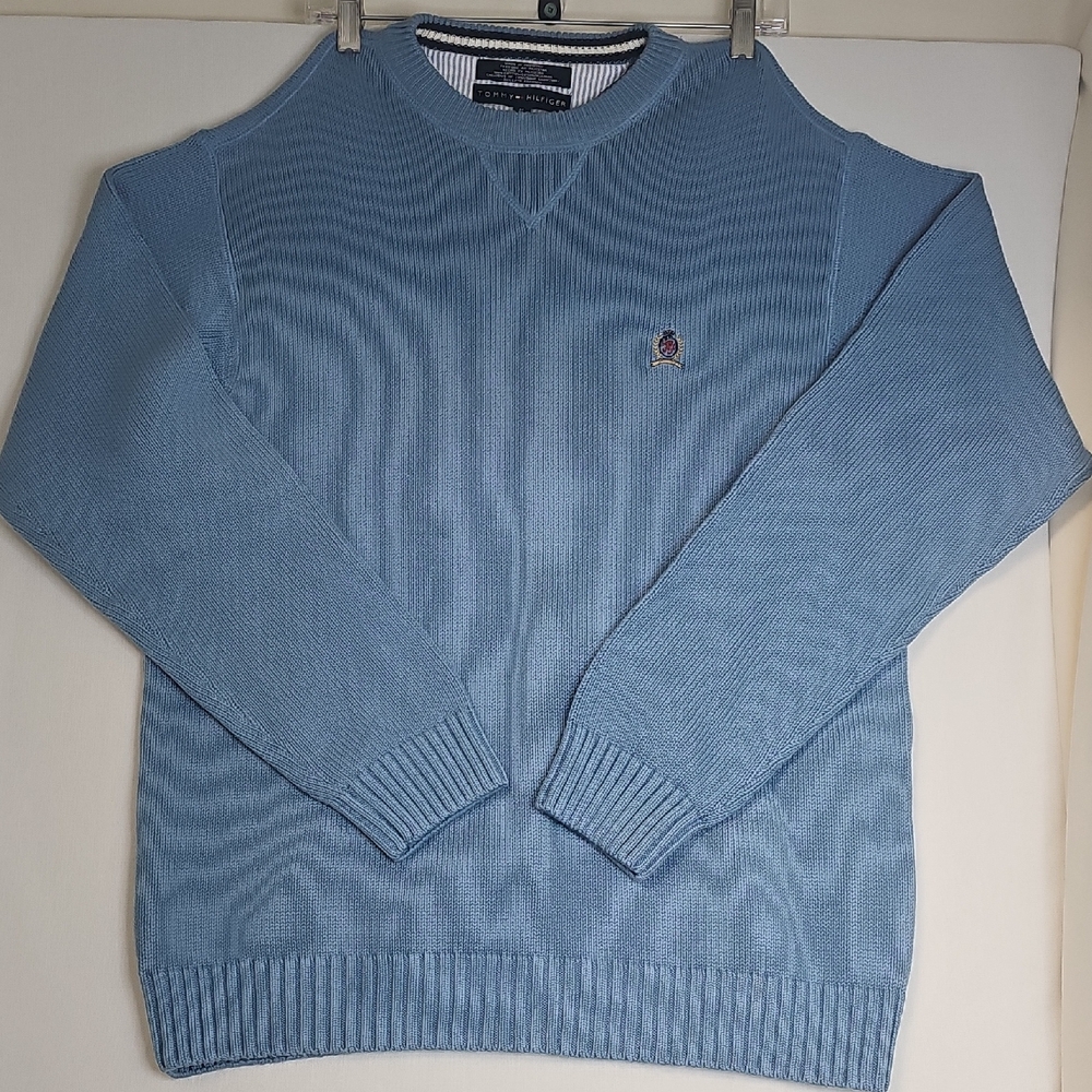 Tommy Hilfiger Light Blue Crewneck Sweater